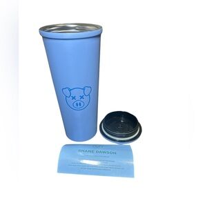Shane Dawson Baby Blue Pig Print Matte Tumbler 24 oz